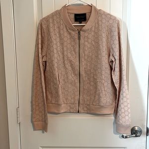 Sanctuary eyelet jacket NWOT